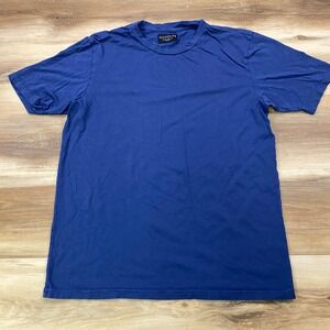 Goodlife T-Shirt Mens Medium Minimalist Supima Micro Modal Regular Fit Blue USA